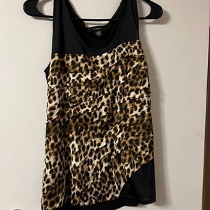 Cheetah print tank